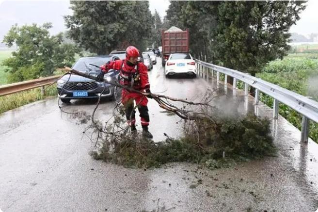 麒麟?yún)^(qū)遭暴雨突襲|部分道路積水嚴(yán)重，消防緊急排澇解憂